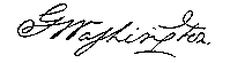 george washington handwriting