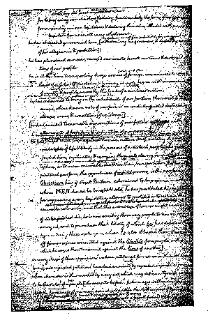 Handwriting Declaration of Independence 