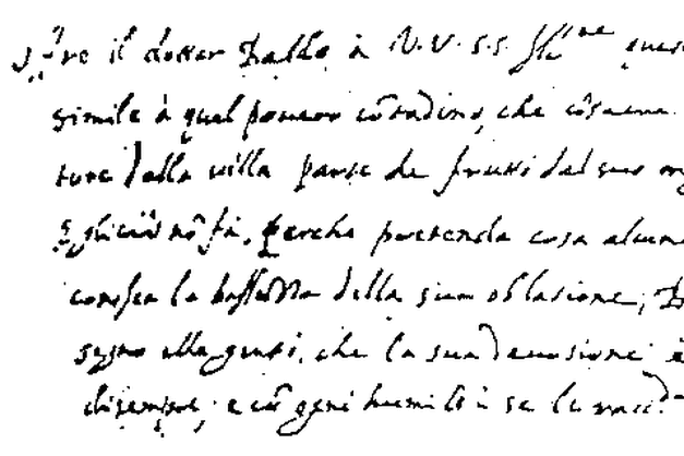 camillo baldi handwriting