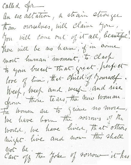 alva belmont handwriting