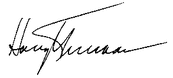 harry s truman signature
