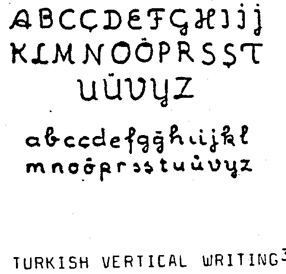 turkey handwriting copy book
